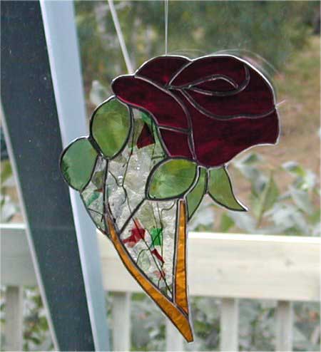 Rose vitrail